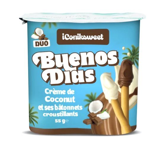 BUENOS DIAS CREME DE COCONUT ET BATONNETS 24X55GR