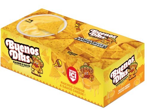 BUENOS DIAS NACHOS ET SAUCE FROMAGE 16X155GR