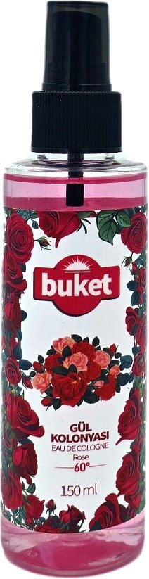 BUKET EAU DE COLOGNE AUX ROSES PET 12X150ML