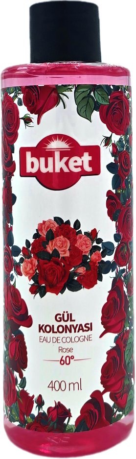 BUKET EAU DE COLOGNE AUX ROSES PET 24X400ML