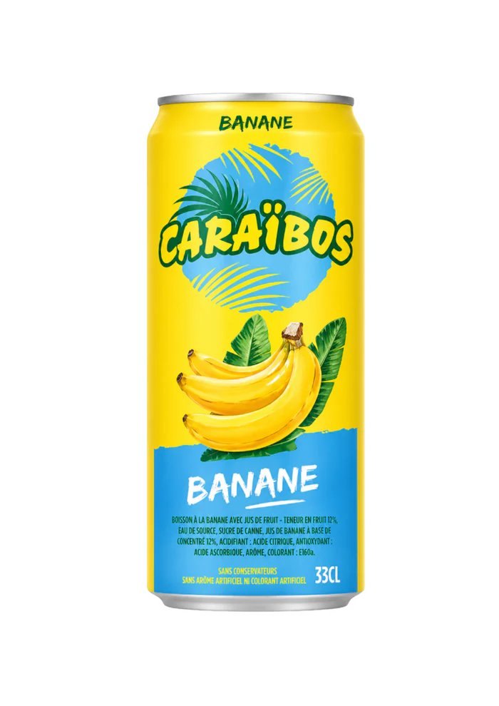 CARAIBOS BANANE 24X330ML