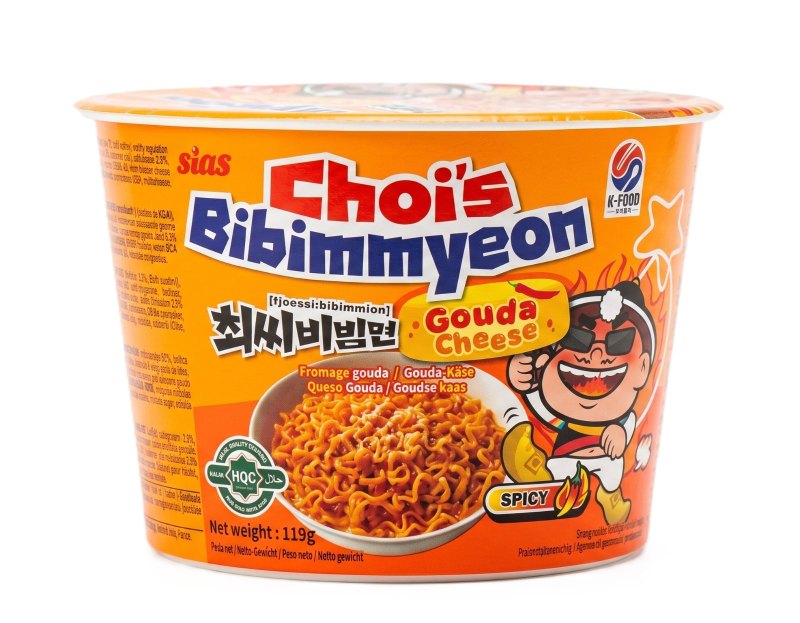 CHOI'S BIBIMMYEON FROMAGE GOUDA 12X119GR