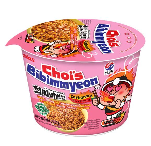 CHOI'S RAMYEON CARBONARA SPICY 12X127GR