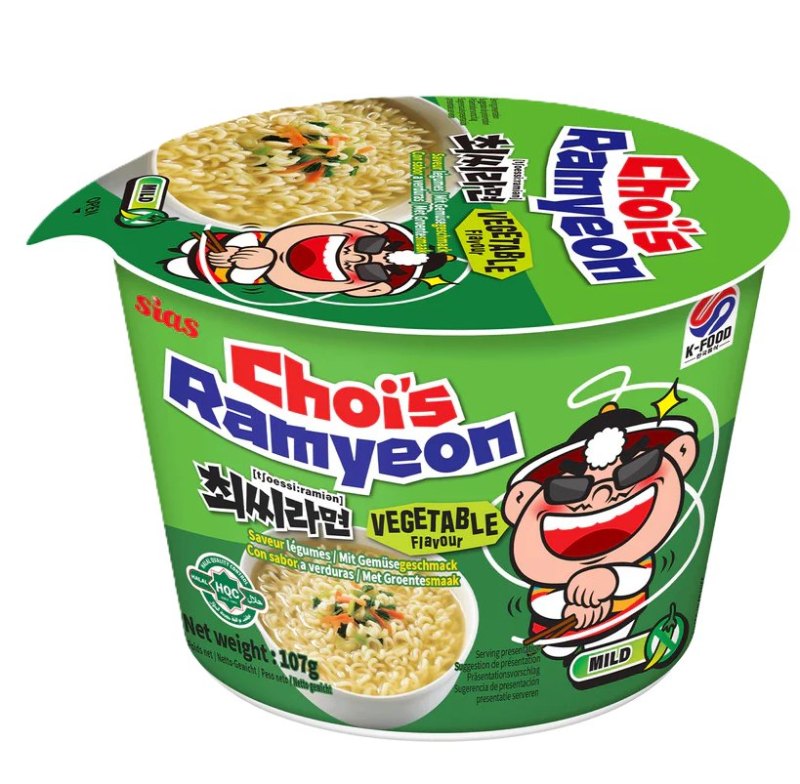 CHOI'S RAMYEON VEGETABLE 12X107GR