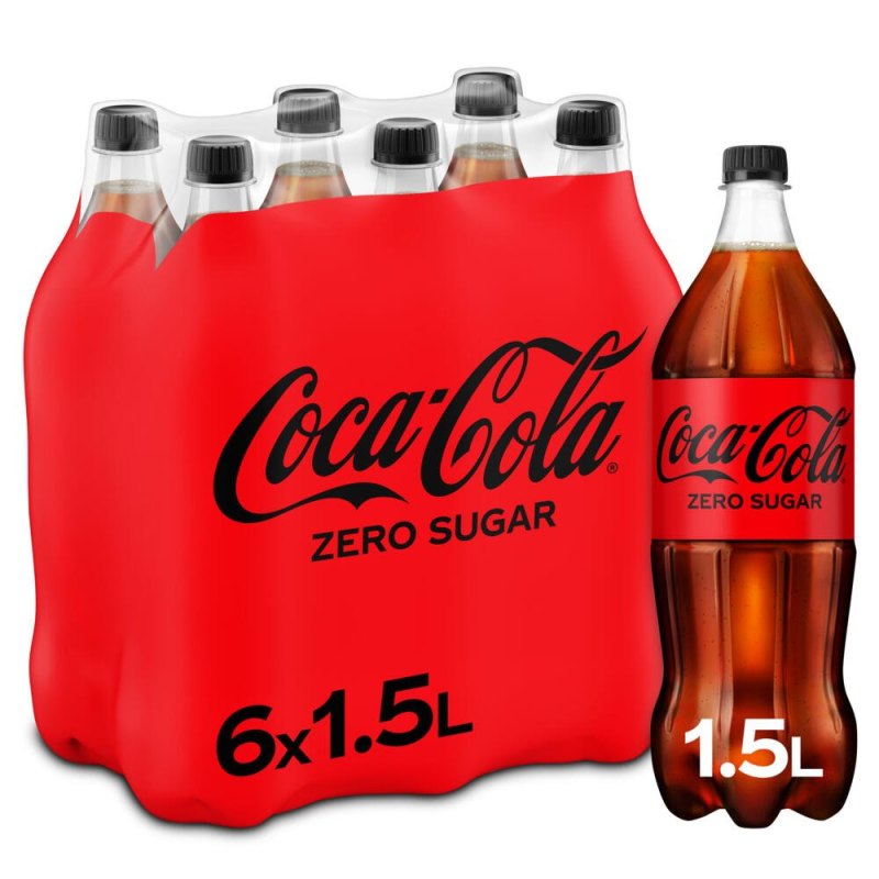 COCA COLA ZERO 6X1.5L BELGE