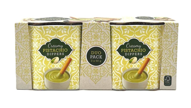 CREAMY PISTACHIO DIPPERS 48X(2X50GR)