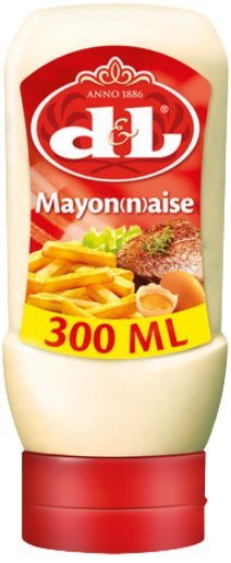 DEVOS LEMMENS SQUEEZE SAUCE MAYONNAISE AVEC OEUF 12X300ML