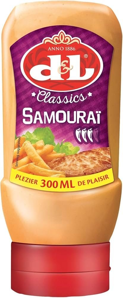 DEVOS LEMMENS SQUEEZE SAUCE SAMOURAI 12X300ML