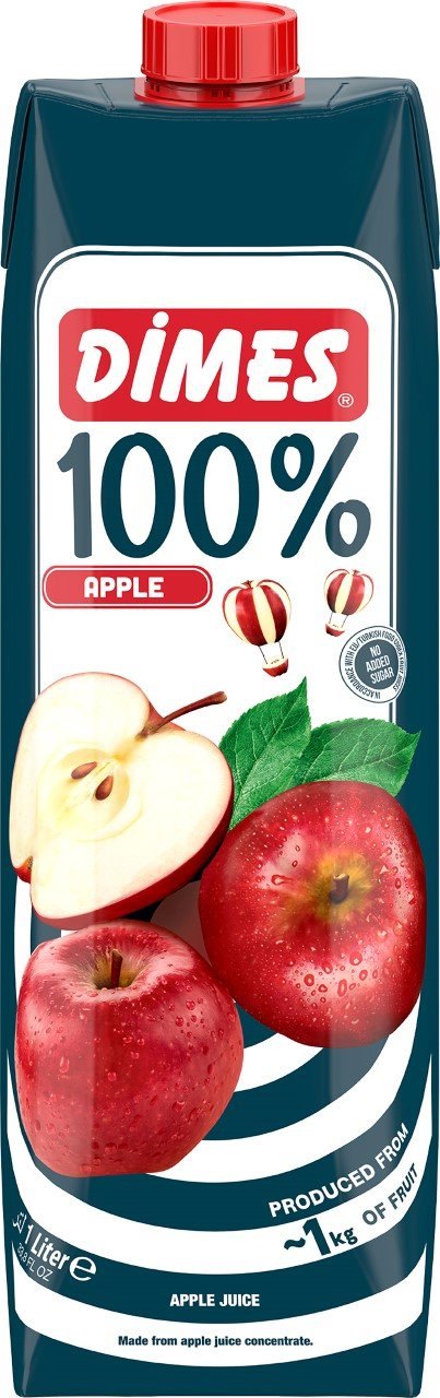 DIMES 12X1LTR 100% JUS DE POMMES
