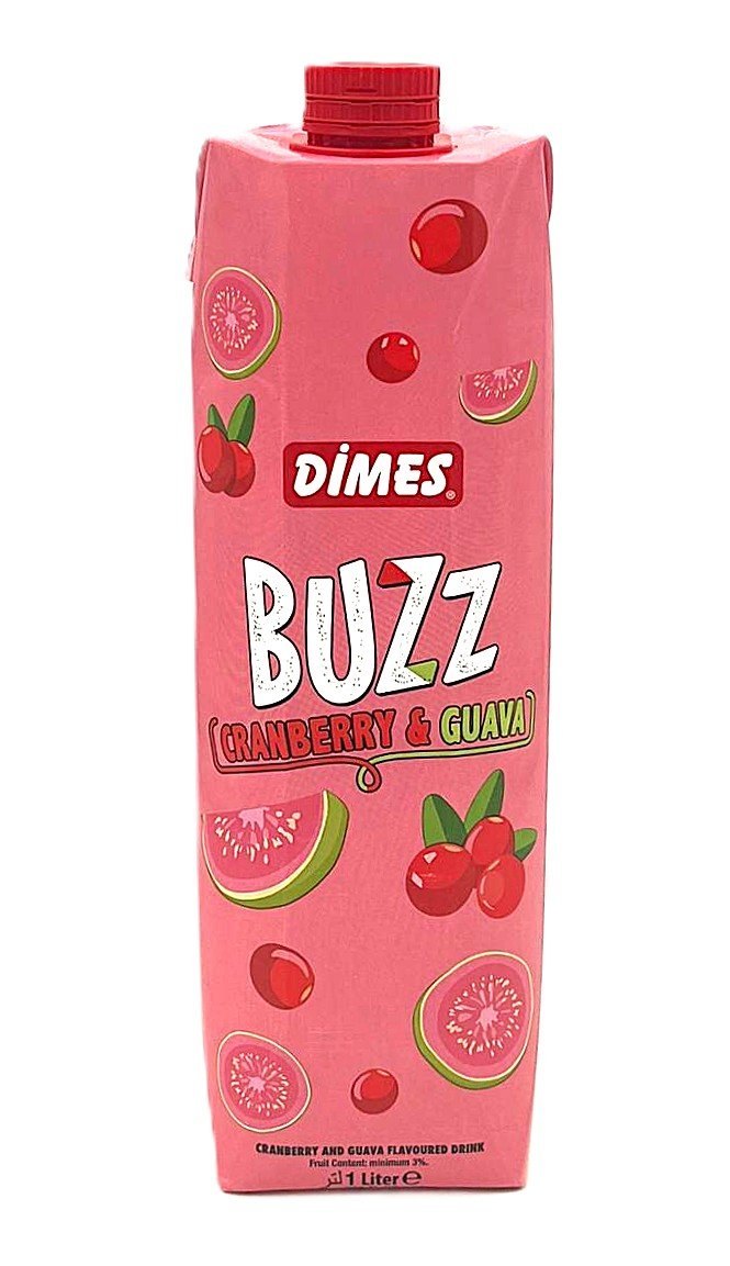 DIMES BUZZ CRANBERRY ET GOYAVE 12X1LTR