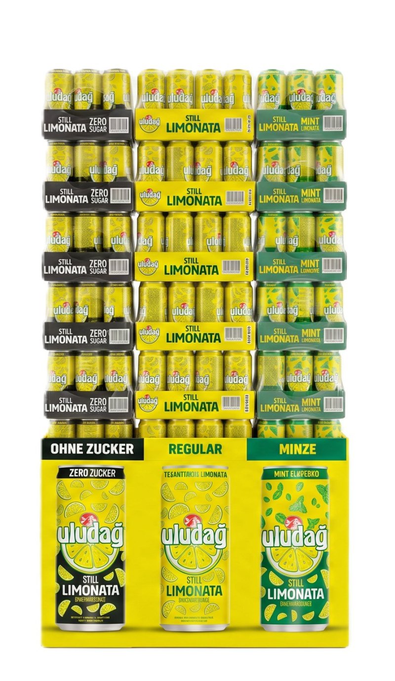 DISPLAY ULUDAG LIMONADE MIX 32X(12X33CL)