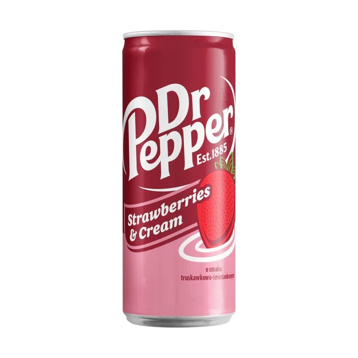 DR PEPPER STRAWBERRIES & CREAM 24X330ML