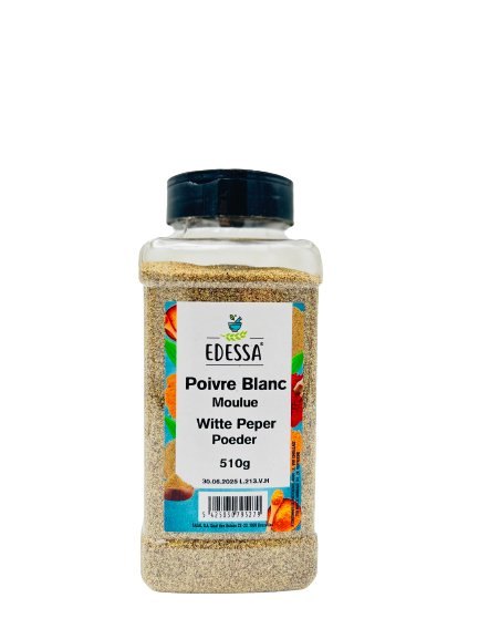 EDESSA PET LARGE POIVRE BLANC MOULU 6X500GR